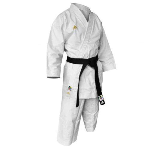 Adidas Karate Gi Adizero (Gold Logo) Kumite Set Premium Seragam Karate