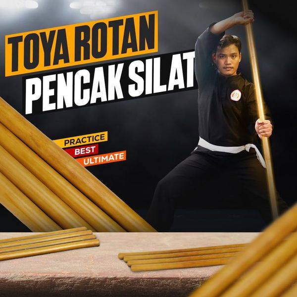 Toya Rotan Pencak Silat, Tongkat Bela Diri 173cm
